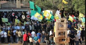 تظاهرات لبنانی‌ها در اعتراض به تصویب طرح آمریکایی در دولت + فیلم