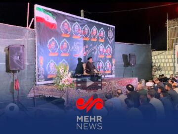 چهلم شهدای اقتدار در تپه نورالشهدا شهرکرد برگزارشد