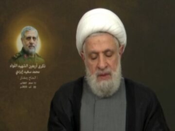شیخ نعیم قاسم: حاج رمضان اهتمام خاصی به توسعه اقدام مقاومتی داشت