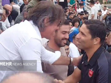 مهمانان ویژه در دربی استقلال و پرسپولیس + عکس و فیلم