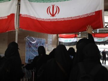 گزارش ویدیوئی خبرنگار مهر از جمعیت عظیم زوار کربلا در مرز مهران