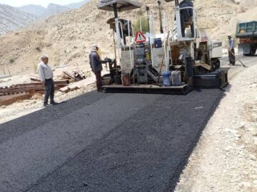 تکمیل طرح بهسازی و آسفالت راه روستایی تاکسیسه به مور زرد زیلایی مارگون