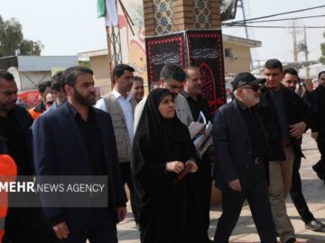 وزیر راه و شهرسازی وارد مرز شلمچه شد