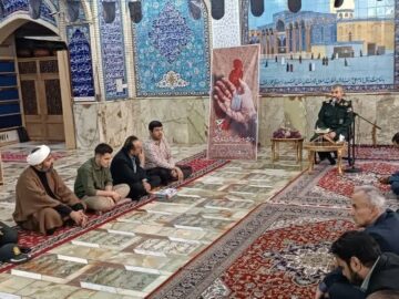 مراسم بزرگداشت شهدای مدافع حرم در سمنان برگزار شد