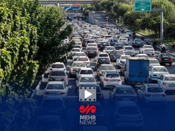 ساعات اوج ترافیک در مهر ماه