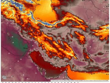پیش‌بینی بارش باران، رعد و برق و کاهش دما در نوار شمالی کشور