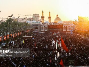 از خاک تا افلاک در سوگ اربعین؛ میلیون‌ها دل برای حسین (ع) می‌تپد