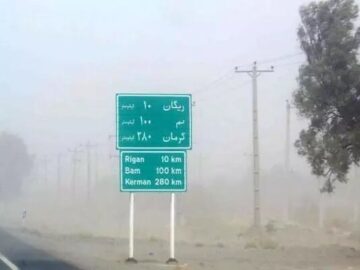 گردوغبار و ریزگردها دوباره به کرمان بازمی‌گردند