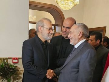لاریجانی با رئیس مجلس عراق دیدار کرد