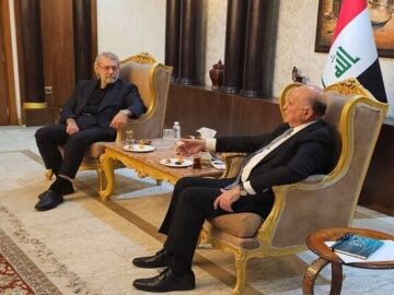 دیدار لاریجانی با وزیر خارجه عراق