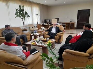 دیدار دبیر ستاد حقوق بشر با رئیس جمعیت هلال احمر