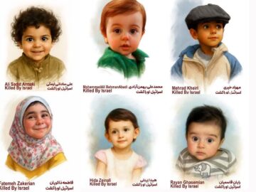برپایی موکب پذیرایی به یاد کودکان شهید جنگ ۱۲ روزه