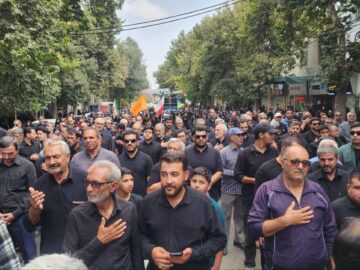 راهپیمایی جاماندگان اربعین در بجنورد