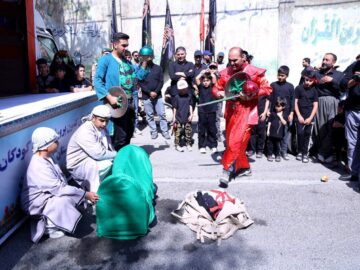 نمایش تعزیه خوانی در آئین دلدادگان حسینی سنندج