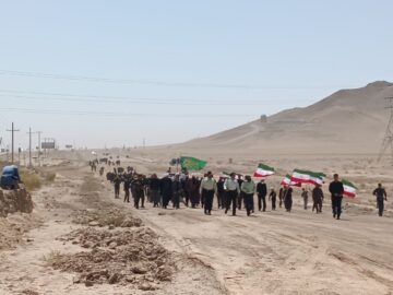 پیاده روی جاماندگان اربعین در خواف