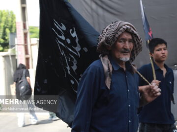 مراسم پیاده روی دلدادگان حسینی دامغان
