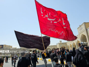 حضور گسترده زنجانی‌ها در راهپیمایی اربعین