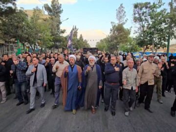 راهپیمایی جاماندگان اربعین در قوچان
