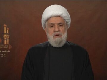 سخنرانی نعیم قاسم در مراسم اربعین