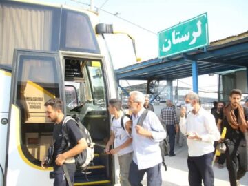 جابه‌جایی ۱۱ هزار زائر اربعین با ناوگان حمل‌ونقل عمومی لرستان