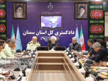 تقویت همکاری قضایی و انتظامی برای مقابله با جرایم در استان سمنان