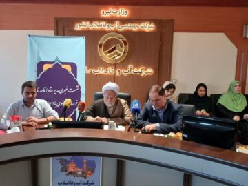 سرانه مصرف آب در مشهد نسبت به میانگین کشوری پایین تر است