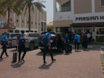 کاروان تیم فوتبال امید در دبی امارات مستقر شد