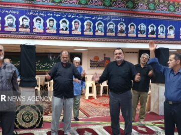 عزاداری شب رحلت پیامبر اکرم (ص) دربندر انزلی