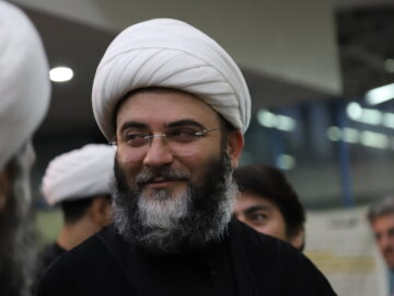 بازدید حجت الاسلام قمی از موکب های رسانه ای و تبلیغی در مشهد