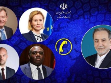 برگزاری گفتگو تلفنی وزرای خارجه ایران و سه کشور اروپایی
