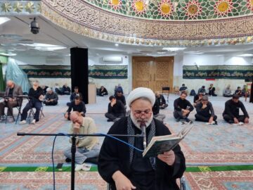 برگزاری مراسم قرائت دعای ندبه در مسجد مهدیه سنندج