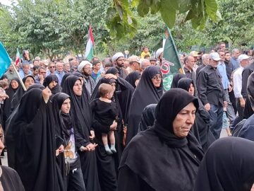 راهپیمایی جمعه‌های خشم و نصر در مرکز خراسان شمالی