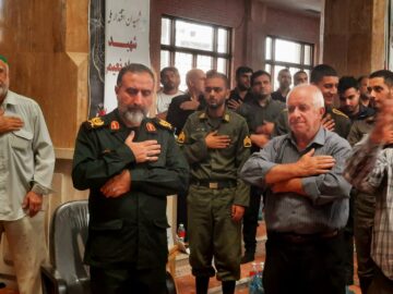 مراسم عزاداری نیروهای مسلح گلستان در گرگان برگزار شد