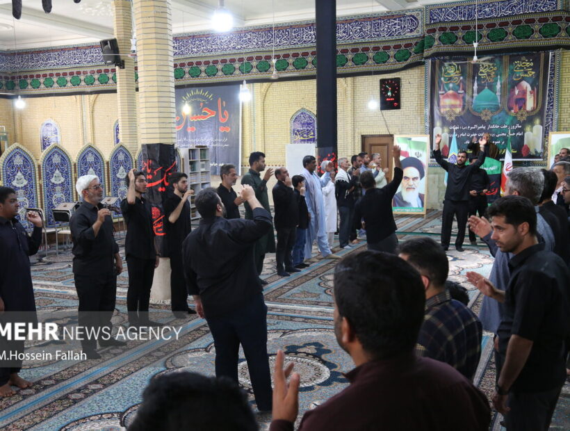 مراسم عزاداری ۲۸ صفر در آستان مقدس امامزادگان ابراهیم و اسماعیل(ع)