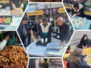 برپایی موکب خادمیاران شهرستان دشتی در مشهد مقدس