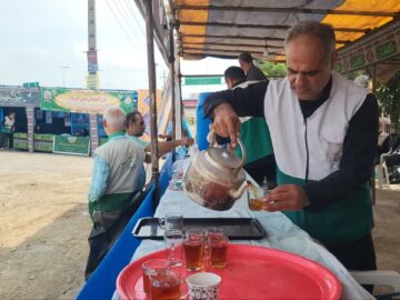 برپایی موکب بزرگ «طریق‌الرضا» در آمل