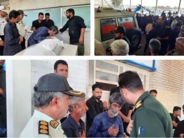 استقبال از پیکر شهید «هادی رویایی» در شهرستان بم
