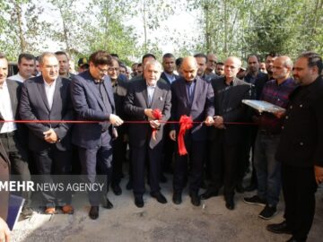 افتتاح یک مجتمع گردشگری با حضور وزیر میراث فرهنگی در شفت
