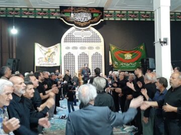 عزاداری هیئت های مذهبی کاشمر در سالروز شهادت امام رضا(ع)