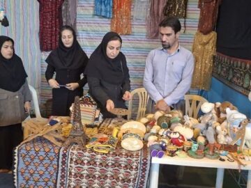 نمایشگاه صنایع‌دستی توان‌یابان بهزیستی در کامیاران افتتاح شد