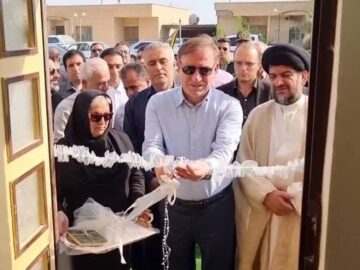 ۲ پروژه درمانی در گناوه افتتاح شد