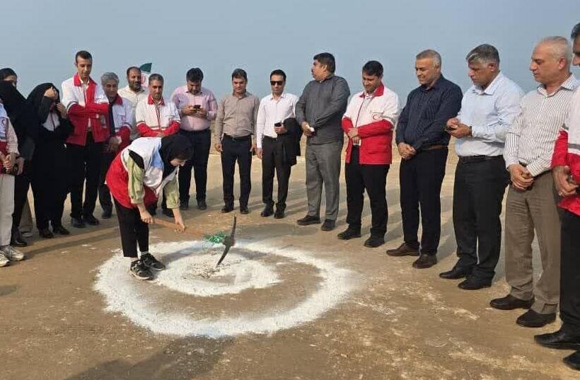 عملیات احداث پایگاه چندمنظوره امداد و نجات ساحلی گناوه آغاز شد