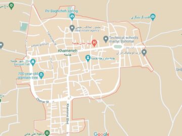 خامنه دارای به روزترین نقشه شهری آذربایجان شرقی شد