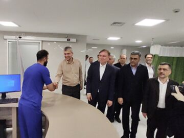 بخش جدید اورژانس بیمارستان شهید گنجی برازجان افتتاح شد