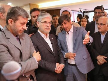 بازدید وزیر علوم از آزمایشگاه صنعت ۴.۰ گروه فولاد مبارکه