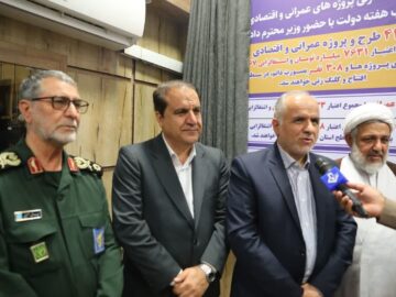 افتتاح یا کلنگ‌زنی ۴۱۶ طرح عمرانی در ایلام
