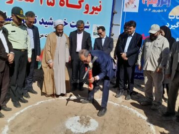 افتتاح دو واحد آموزشی و نیروگاه خورشیدی در خلیل‌آباد