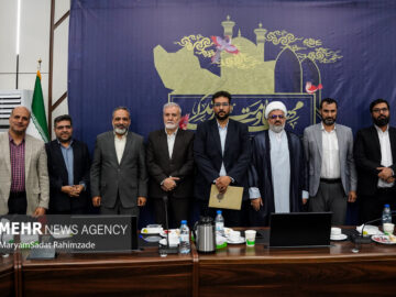 مراسم معارفه مدیر دفتر خبرگزاری مهر در استان فارس