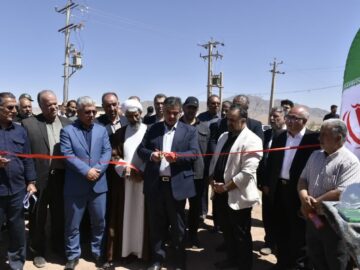 بهره‌برداری از نیروگاه خورشیدی ۱۵۰ کیلوواتی در آشتیان