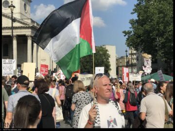 بازداشت بیش ۵۳۰ نفر در لندن به دلیل حمایت از فلسطین
